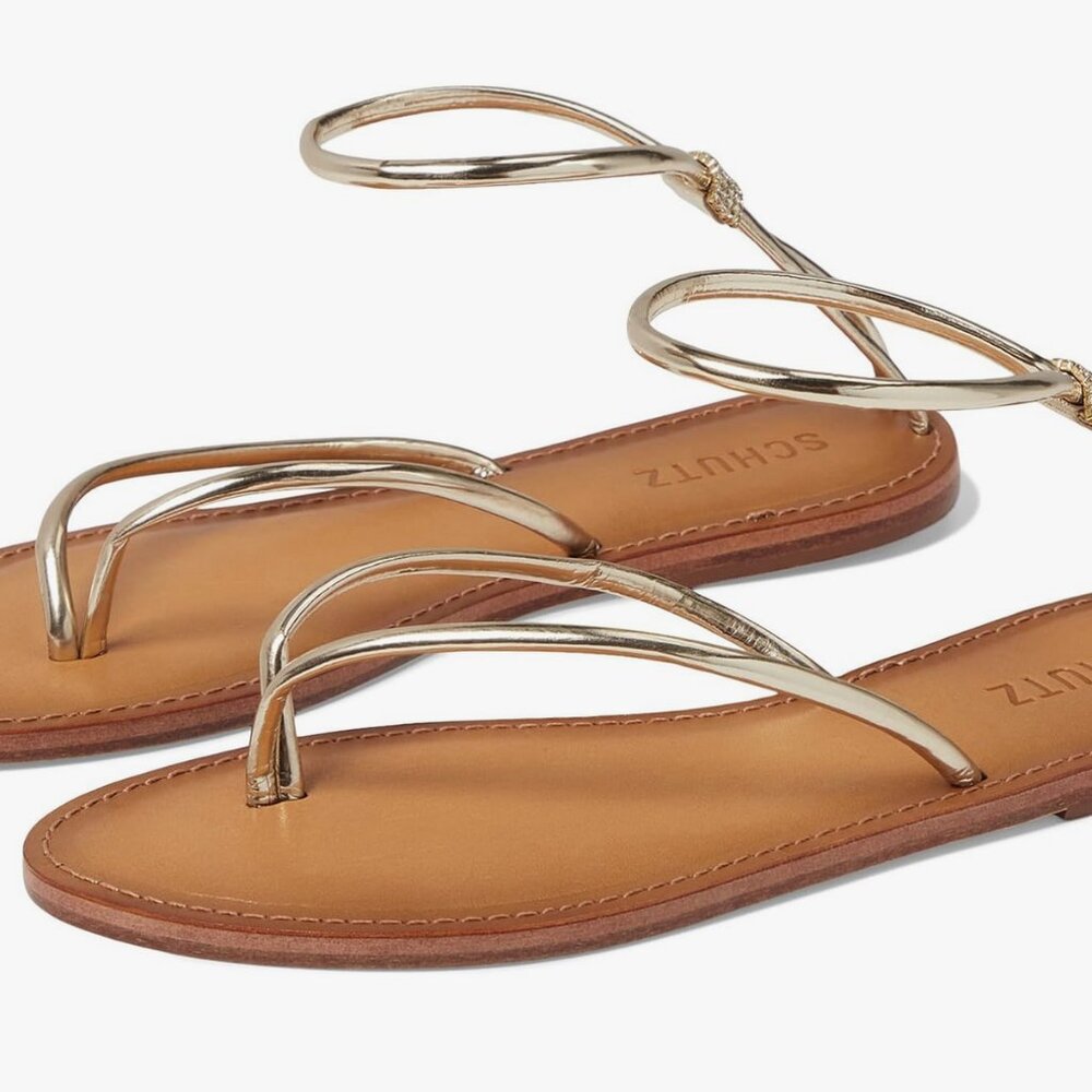 Schutz Lottie Sandal Platina size 9.5